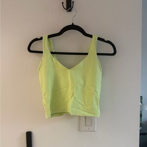 Lululemon Athletica Neon Yellow Tank Top